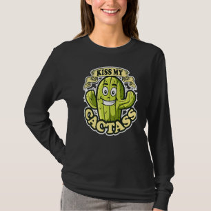 T-shirt Embrasse Mon Cactass Cactus Pour Hommes Femmes Pla