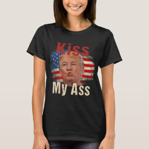 T-shirt Embrasse mon Trump drôle