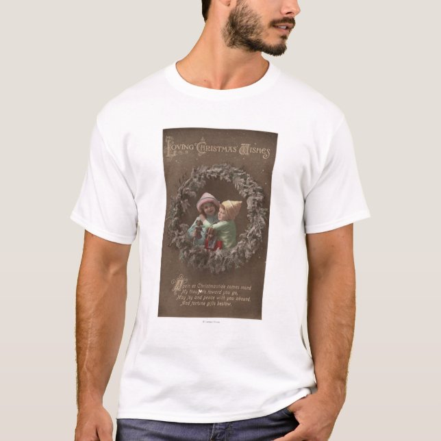 T-shirt Embrassement de petits enfants (Devant)