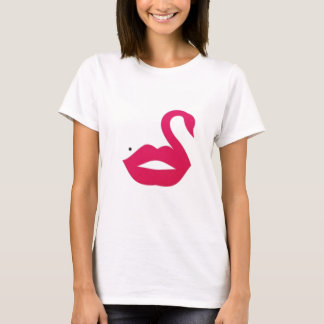 T-shirt Embrasser avec une forme de pélican