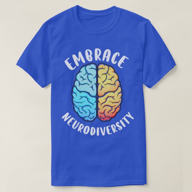 T-shirt Embrasser la neurodiversité8 (Design devant)