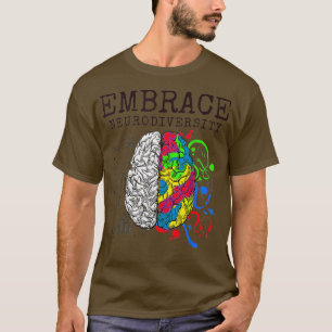 T-shirt Embrasser la neurodiversité Autisme sensibilisatio