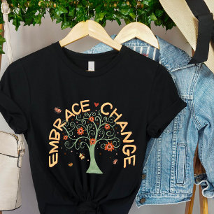 T-shirt Embrasser le changement Whimsical Tree Inspirivity