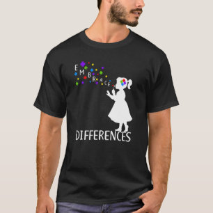 T-shirt Embrasser les différences Journée de soutien à l