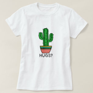 T-shirt Embrasser l'Humour Prickly   Bogues Cactus personn
