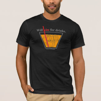T-shirt Embrassera pour des boissons