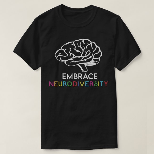 T-shirt Embrassez la neurodiversité Enseignant Enfants Aut (Design devant)