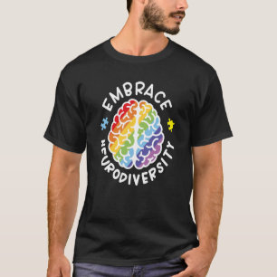 T-shirt Embrassez la neurodiversité Sensibilisation sur l'