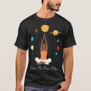 T-shirt Embrassez La Paix Dans La Terre Méditation Aimer Y