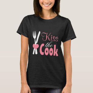 T-shirt Embrassez le cuisinier - couteau impertinent et