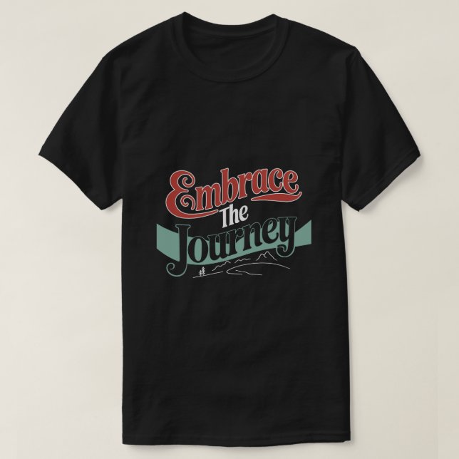 T-shirt Embrassez le voyage (Design devant)
