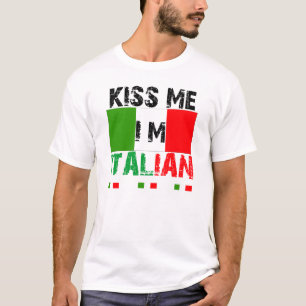 T-shirt Embrassez-moi en italien