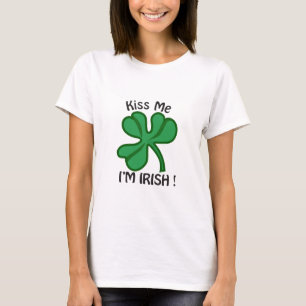T-shirt Embrassez-moi, Im Irlandais !