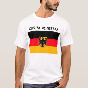 T-shirt EMBRASSEZ-MOI que je suis ALLEMAND