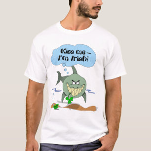 T-shirt Embrassez-moi que je suis chemise drôle irlandaise