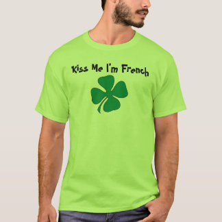T-shirt Embrassez-moi que je suis français