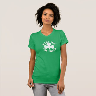 T-shirt Embrassez-moi que je suis la chemise des femmes du