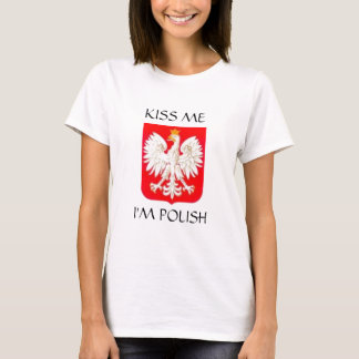 T-shirt EMBRASSEZ-MOI que je suis POLONAIS