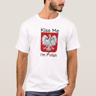 T-shirt Embrassez-moi que je suis polonais