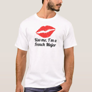 T-shirt Embrassez-moi que je suis un commandant français
