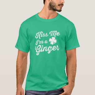 T-shirt Embrassez-moi que je suis un gingembre !
