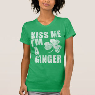 T-shirt Embrassez-moi que je suis un gingembre