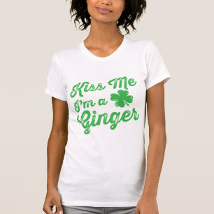 T-shirt Embrassez-moi que je suis un gingembre !