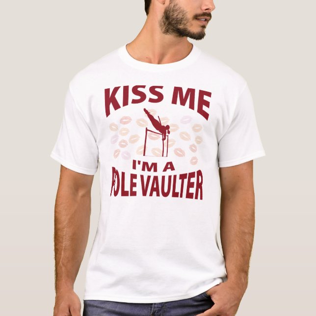 T-shirt Embrassez-moi que je suis un sauteur de Polonais (Devant)