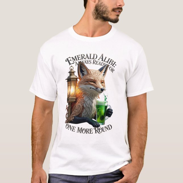 T-shirt Emerald Alibi Fox Graphic Tee (Devant)