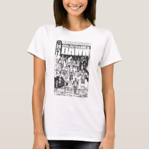 T-shirt Emerald Dawn, noir et blanc