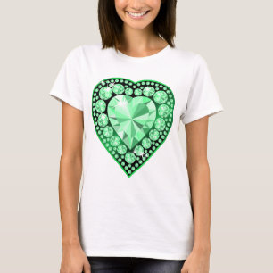 T-shirt Emerald Gem Heart