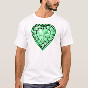 T-shirt Emerald Gem Heart