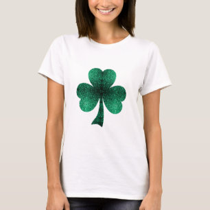 T-shirt Emerald Green Sparkings Shamrock Clover St Pat Day