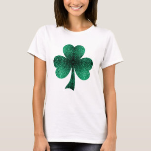 T-shirt Emerald Green Sparkings Shamrock Clover St Pat Day