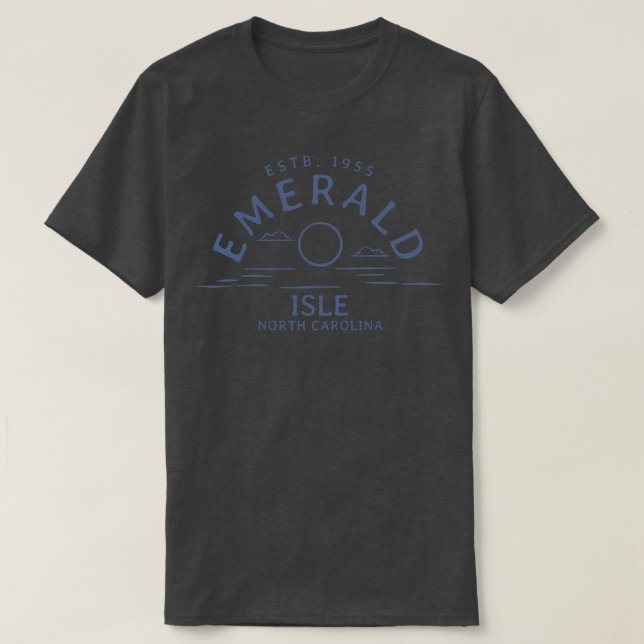 T-shirt Emerald Isle NC (Design devant)