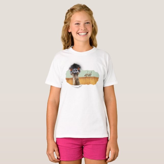 T-shirt Émeu (Devant entier)