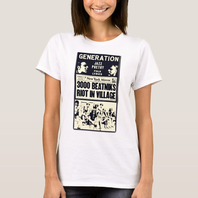T-shirt Émeute de beatniks ! (Devant)