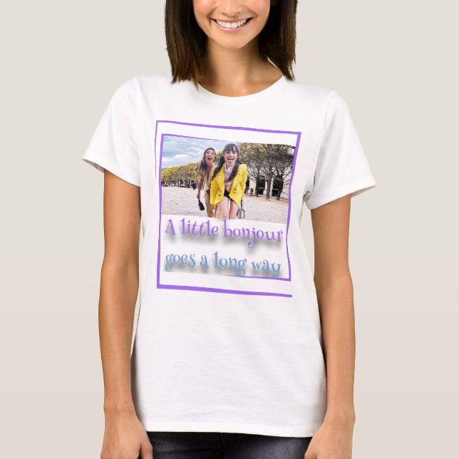 T-shirt emily à paris (Devant)
