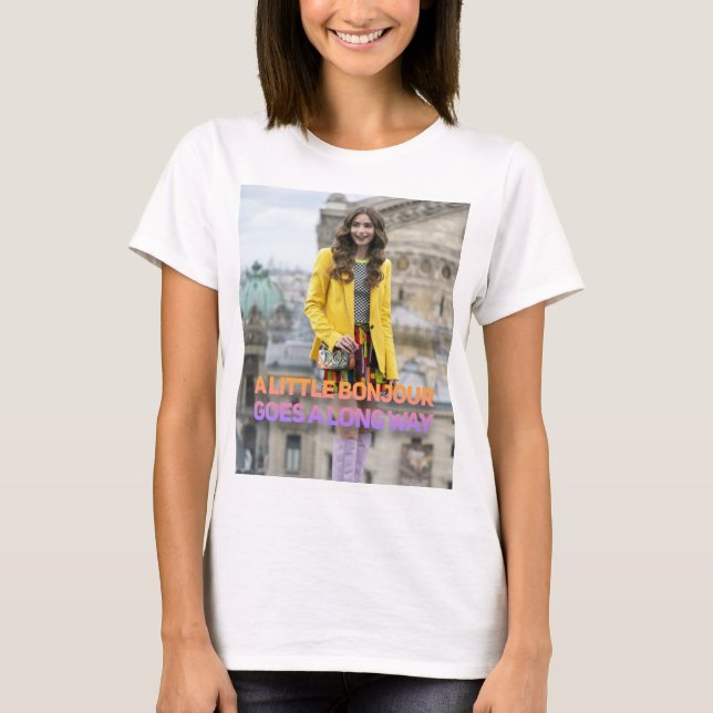 T-shirt emily à paris (Devant)