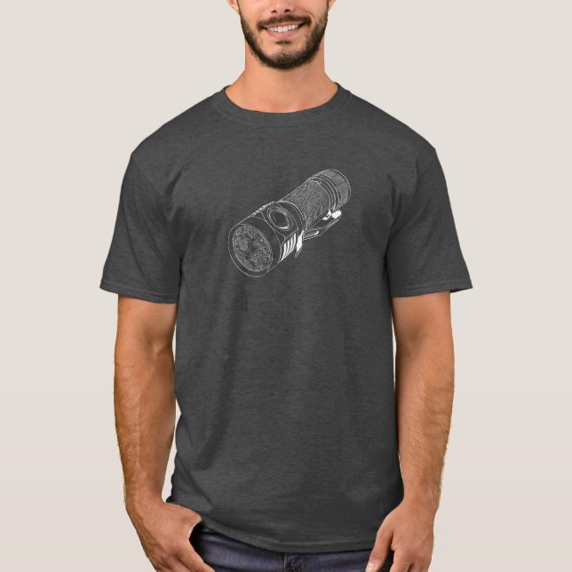 T-shirt Emisar D4V2 gris foncé (Devant)