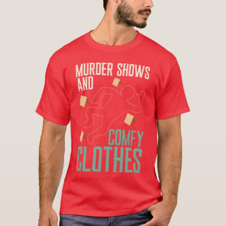 T-shirt Émissions de meurtres de véritables crimes et fami