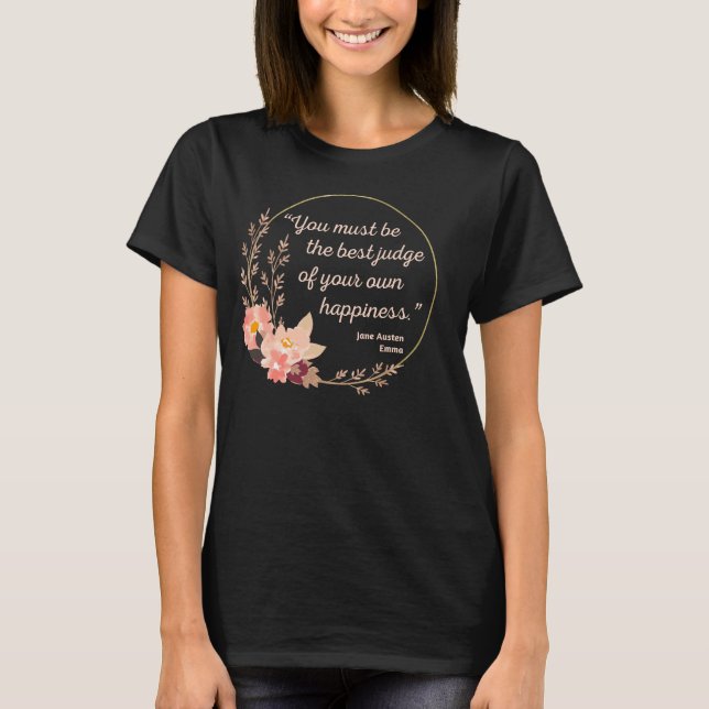 T-shirt Emma De Jane Austen Citation I - Style Cute (Devant)