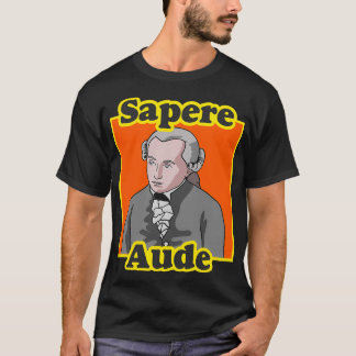 T-shirt Emmanuel Kant Sapere Aude Philosophie Enseignant 2