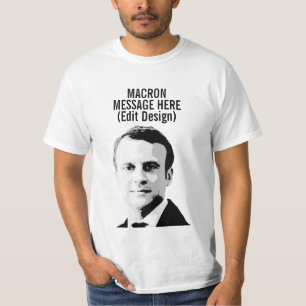 T-SHIRT EMMANUEL MACRON PERSONNALISÉ