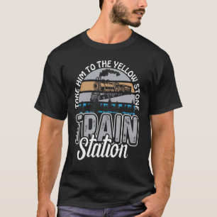 T-shirt Emmenez-Le À La Gare De Yellowstone