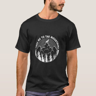 T-shirt Emmenez-Moi À La Montagne Wolf Wild Wolves Débarde