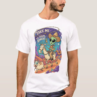 T-shirt Emmenez-Moi À Votre Ranch