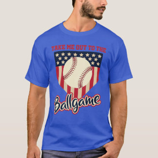 T-shirt Emmenez-Moi Au Jeu De Ball De Baseball Softball Vi