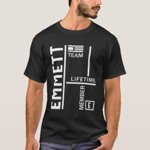 T-shirt Emmett Nom Personnalisé Anniversaire Cadeau