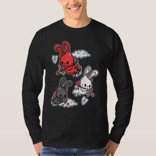T-shirt Emo Angel Bunny Soft Goth Valentines Jour Pastel G